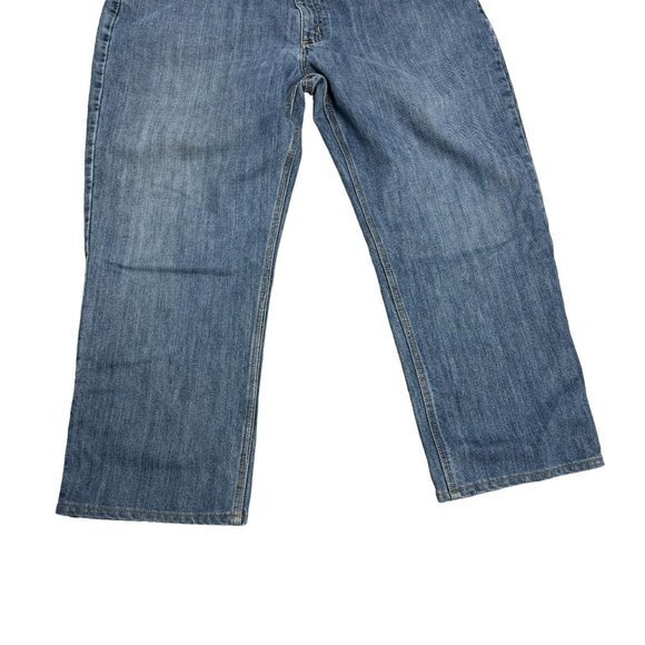 Carhartt Men's Size 40 x 30 Blue Straight Leg Relaxed Fit Jeans - Picture 5 of 9